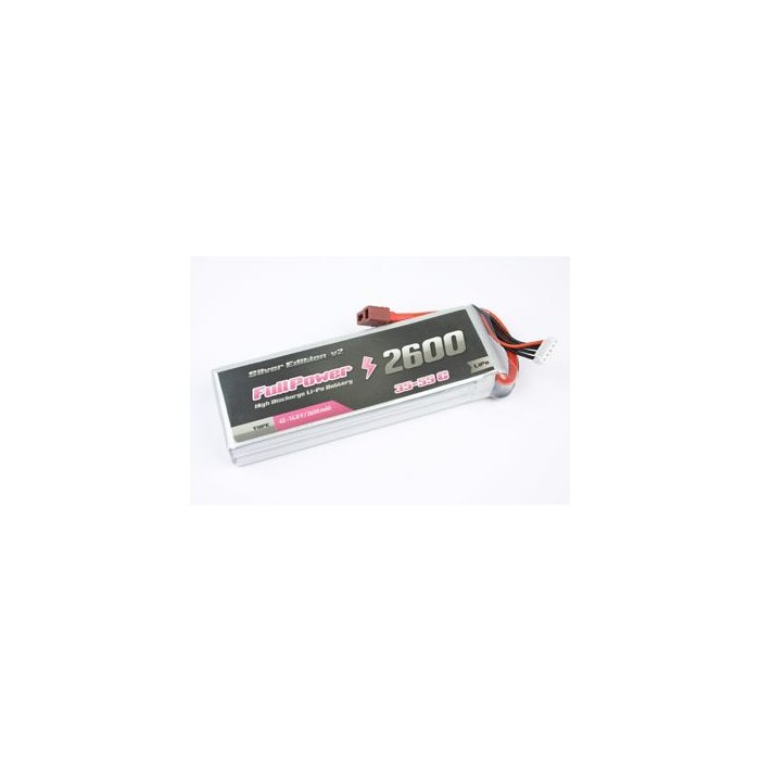 Batteria Lipo 2S 2600mAh 35C Silver V2