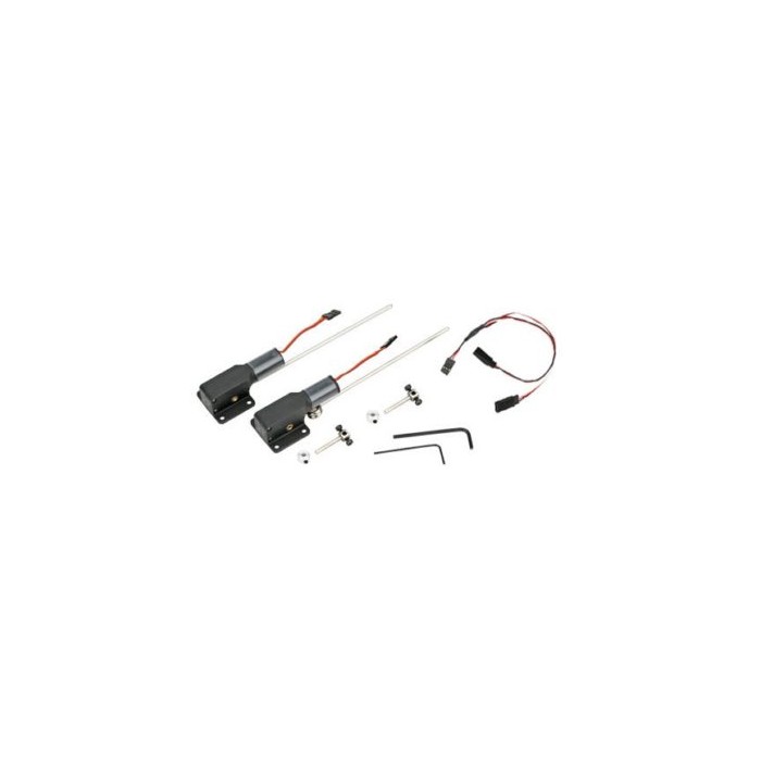 E-flite -  Coppia carrelli retrattili elettrici .15-.25