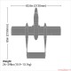 OV-10 Bronco 20cc ARF, 84” completo di carrelli